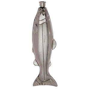 Fish Flask, Stainless Steel 4 oz NIB
